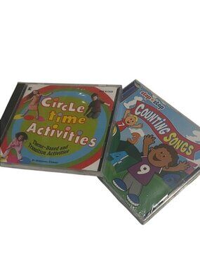 Circle Time Activities and Counting  Pre-school Songs Unopened Two CD Set New